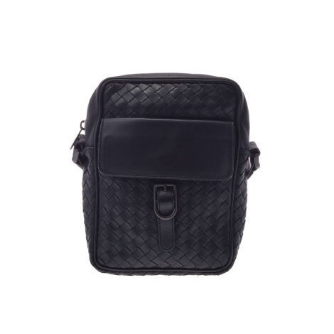 Bottega Veneta Shoulder Bag Leather Black Bottega Veneta Shoulder Bag Leather Black